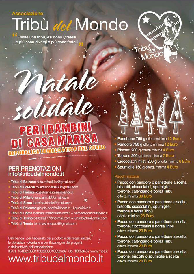 Natale Solidale 2018 - Gustalo con gli Angeli di Kinshasa