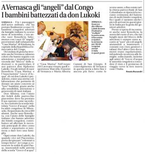 articolo su LA LIBERTÀ - Sabato 31 Maggio 2014