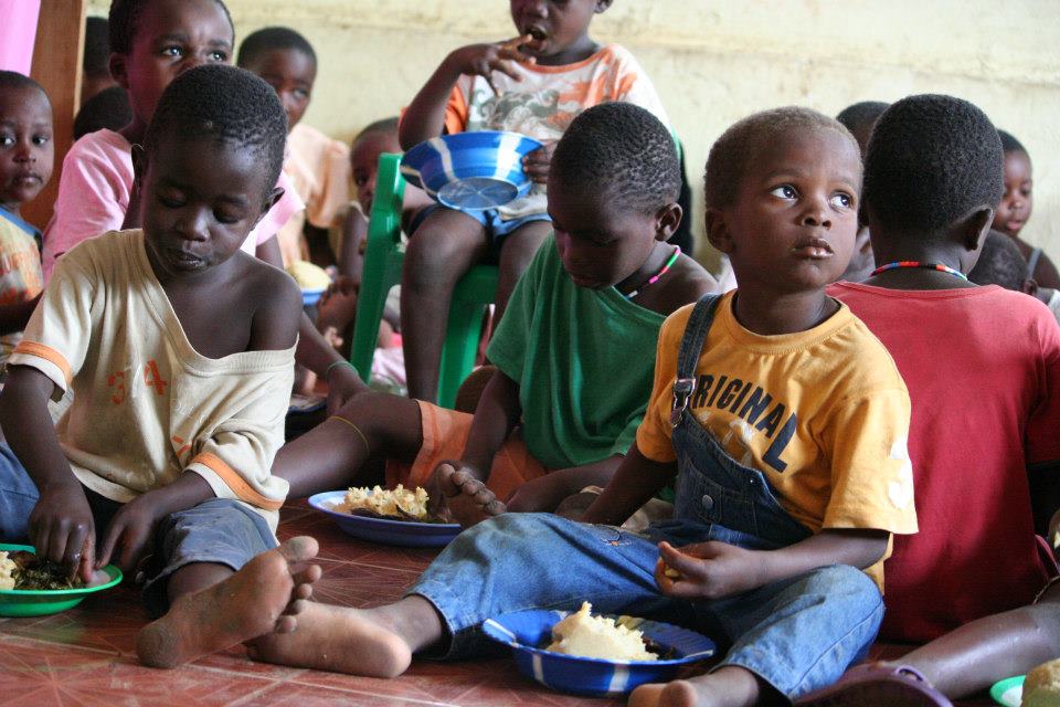 i bambini di Casa Marisa a Kinshasa