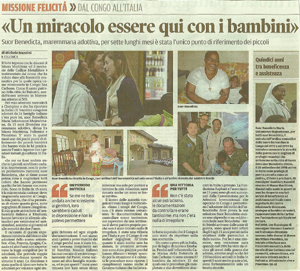 articolo su IL TIRRENO - Venerdi 30 Maggio 2014