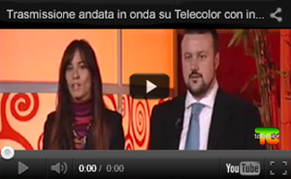 Trasmissione su Telecolor con in studio Suor Benedetta