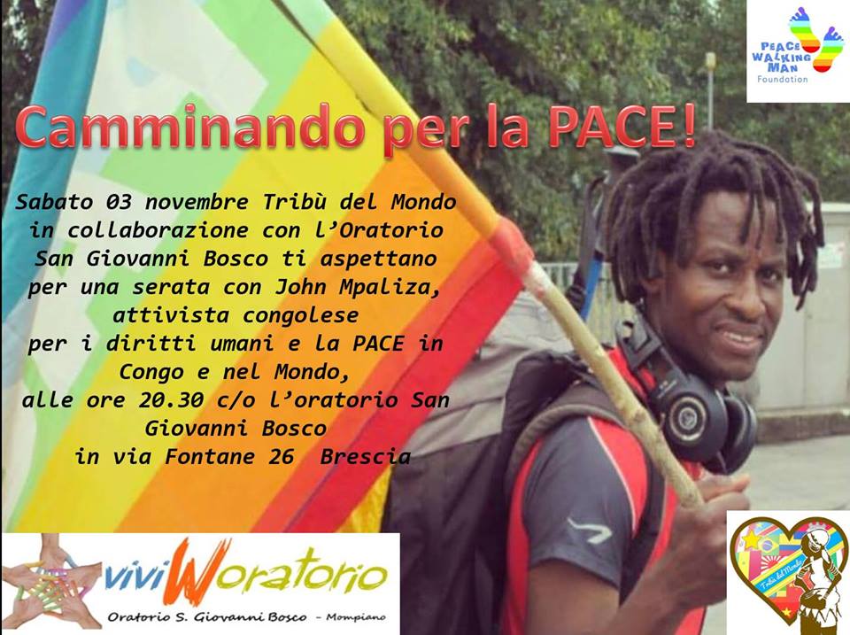 Camminare per la pace con John Mpaliza