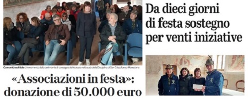 Rassegna stampa sui contributi della festa