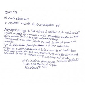 Pensierini dei bambini di Casa Marisa