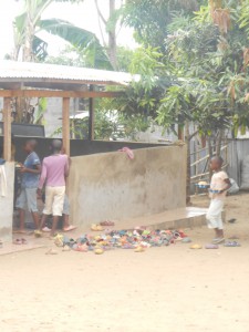 Sala giochi polifunzionale realizzata a Kinshasa